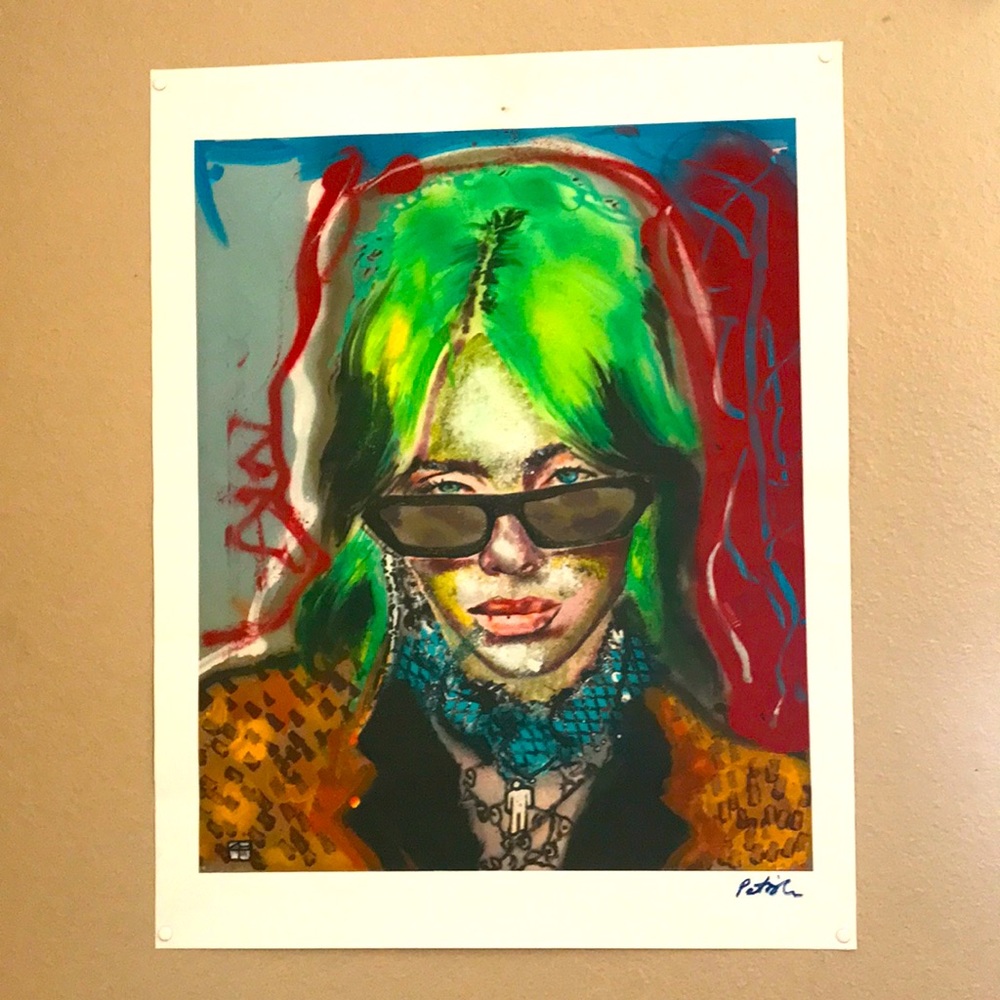 Billie Eilish poster.